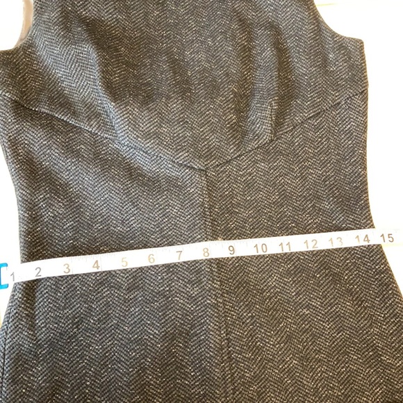 Diane von Furstenberg sleeveless gray midi dress sz 4 - Picture 11 of 13